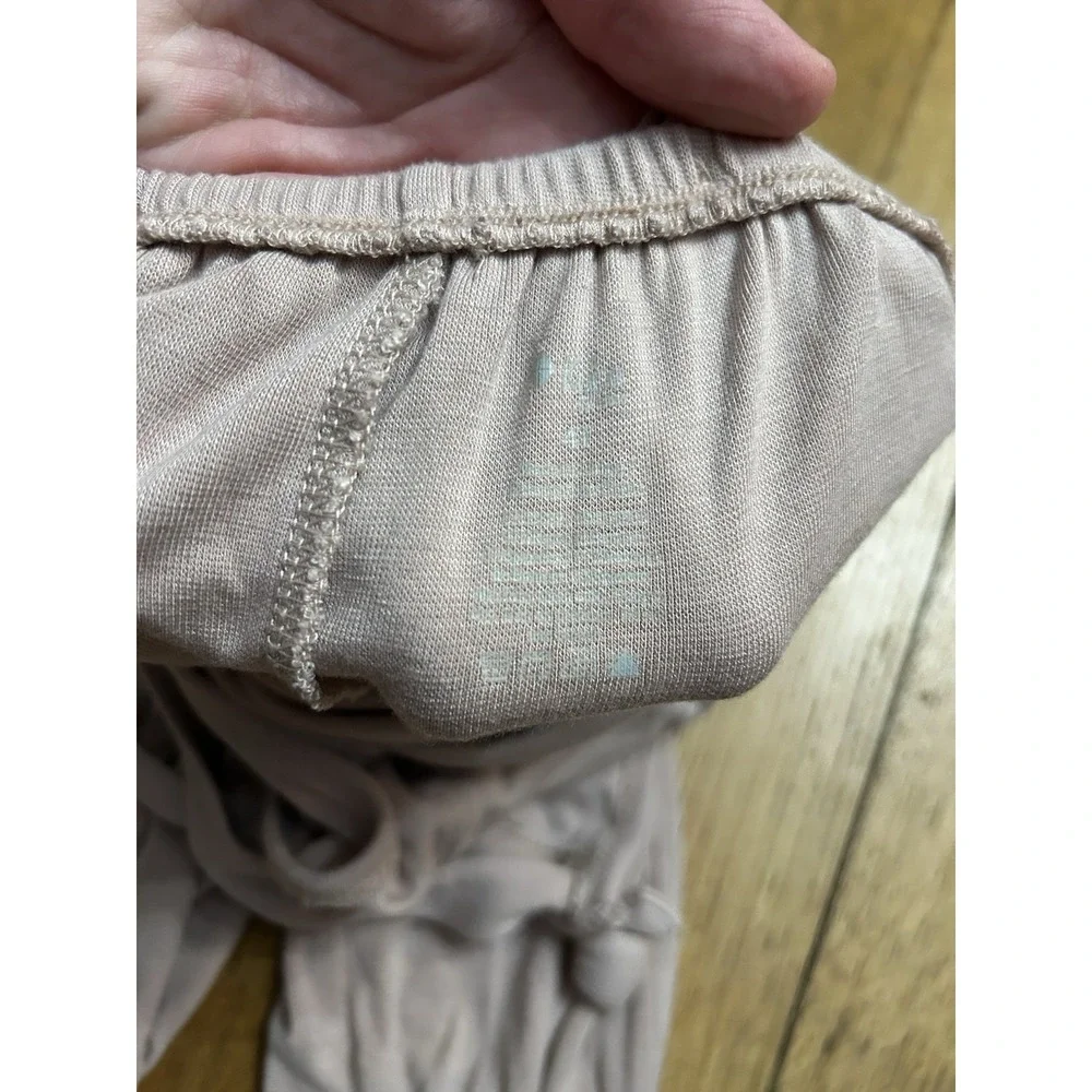 Kyte Baby Bamboo Jersey Adjustable Overall Romper Pants – Beige Brown 4T